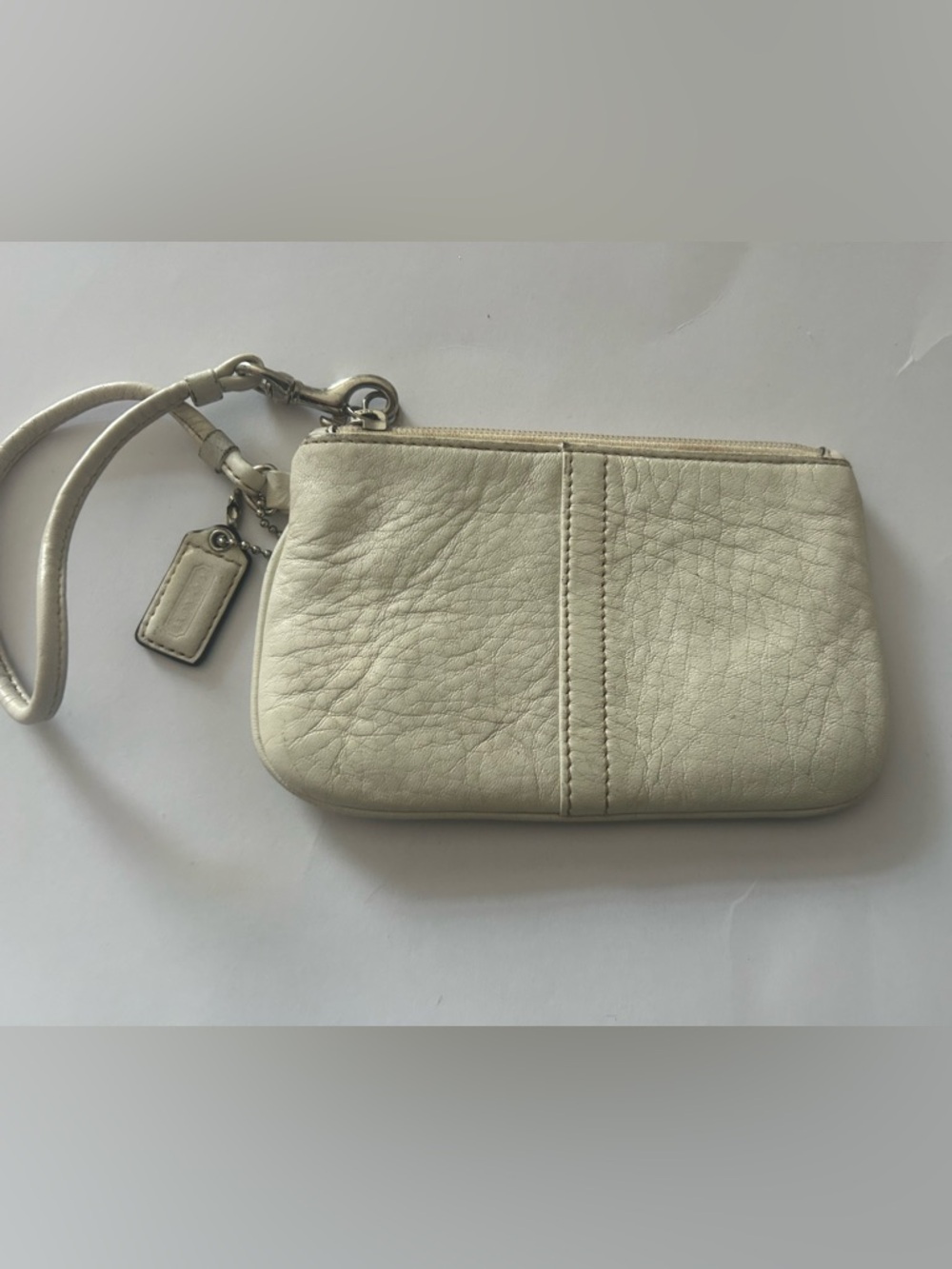 Coach Wristlet Clutch in Ivory